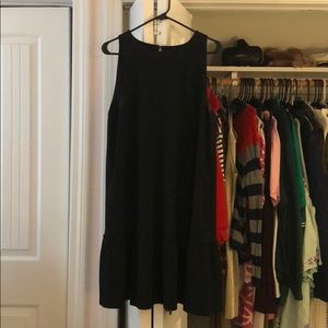 banana republic black dress